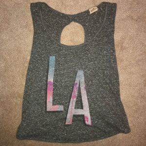 Open Back Tank Top